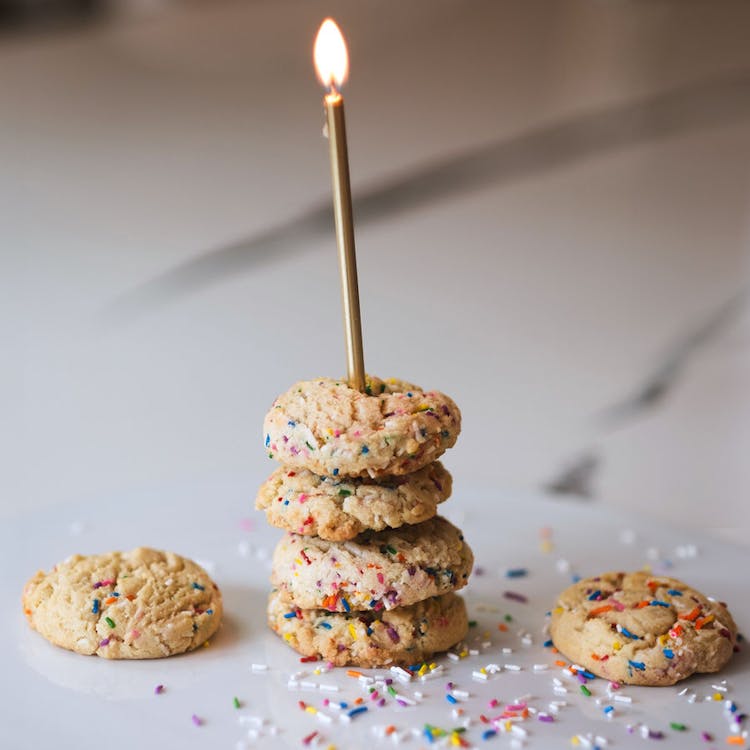 Birthday Cake Cookies - 3pc  image