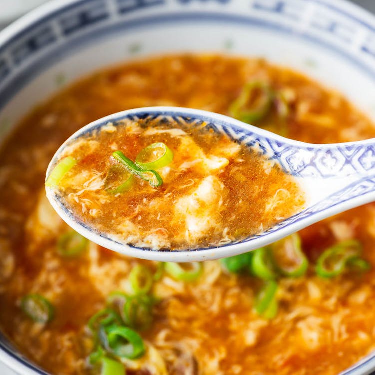Egg drop soup with Tomatoes image