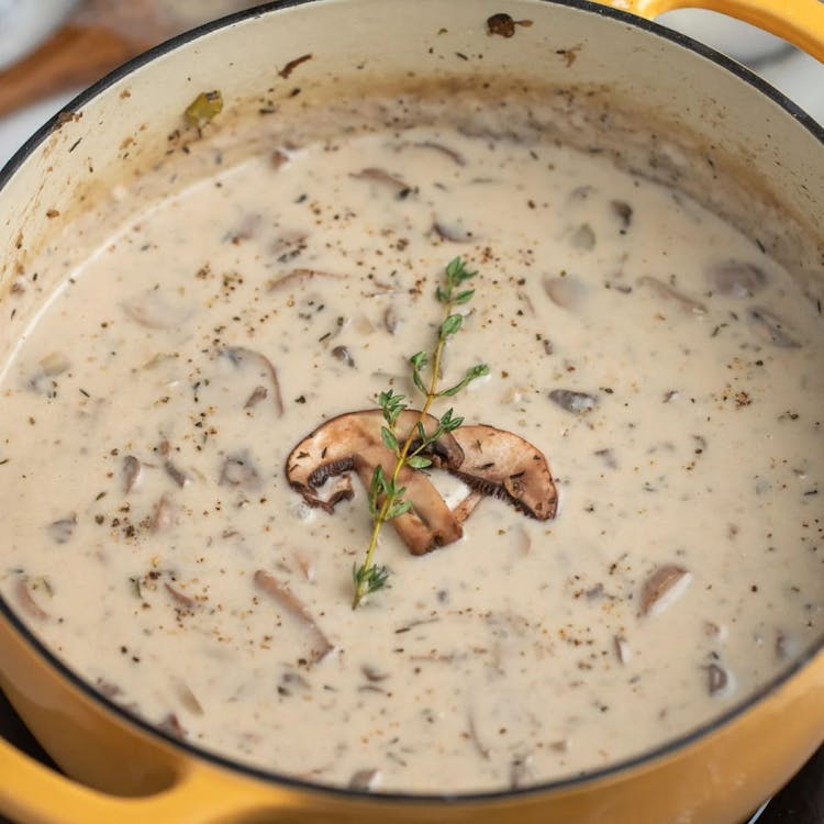 Creamy Mushroom Soup image