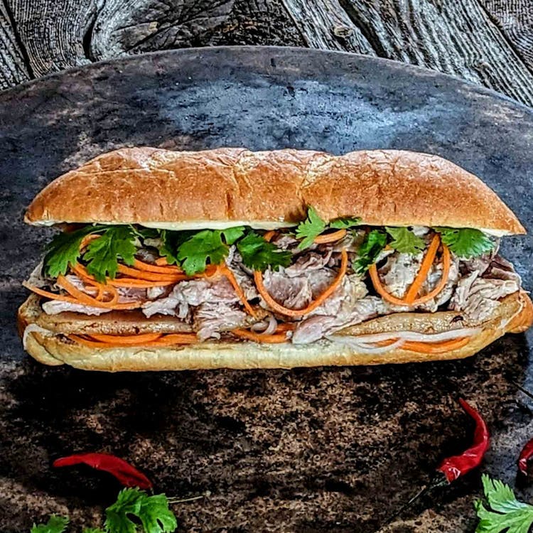Pork Banh Mi Sandwich Combo image
