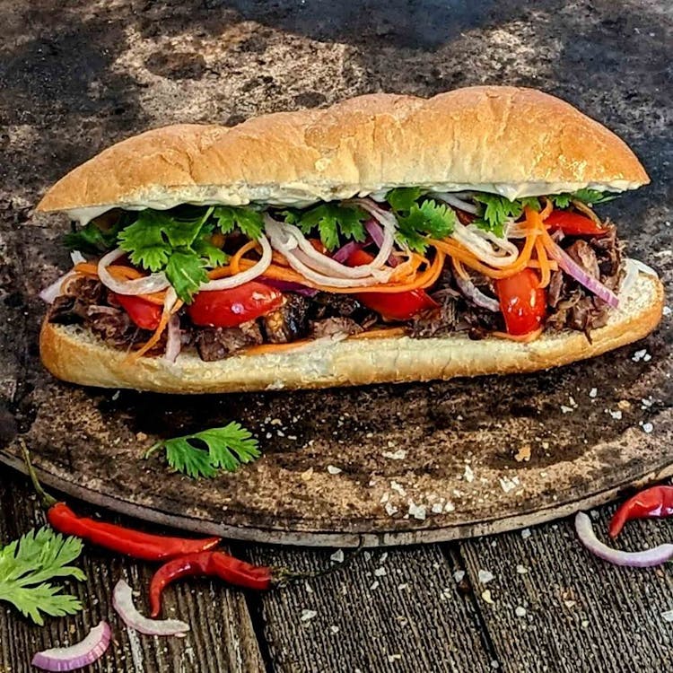 Beef Banh Mi Sandwich Combo  image