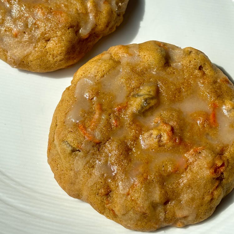 Carrot Cake Cookies with Vanilla Glaze - 12 pcs. image