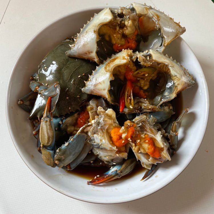 Ganjang-gejang, soy sauce marinade crab image