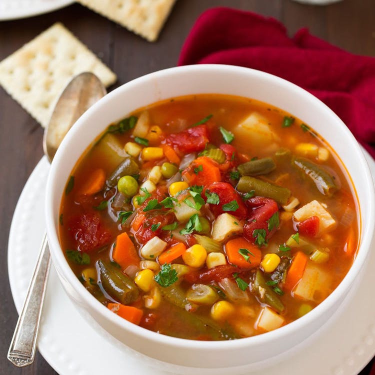 Veggie soup of the day image