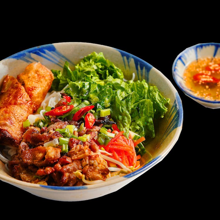 Vietnamese Grilled Pork Vermicelli Noodle Salad image