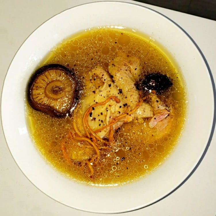 Pasture-raised Chicken Mushroom Soup image