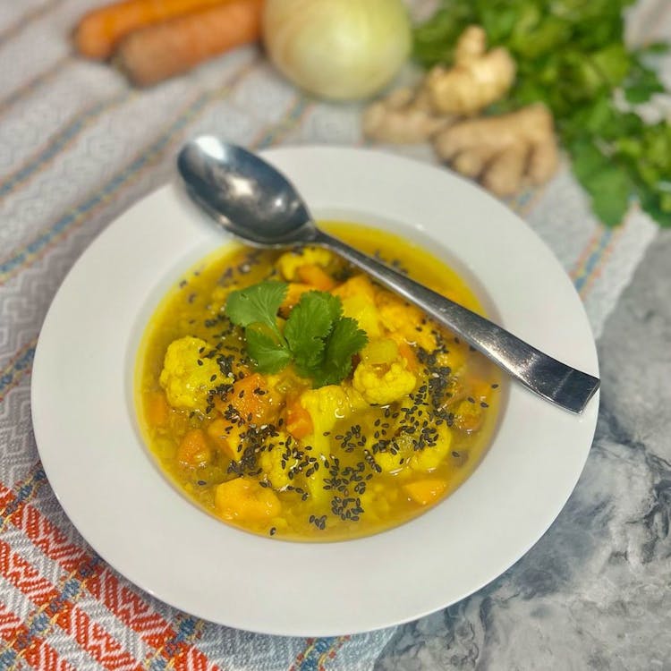 Monhegan Curry Soup (Vegan) image