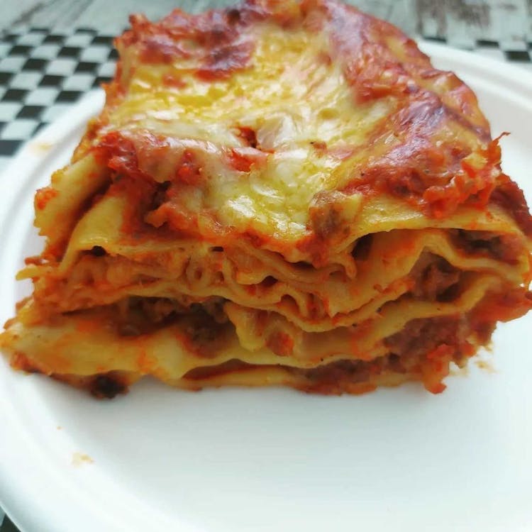 Lasagna & Bread  image