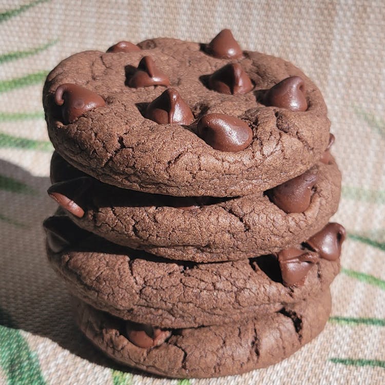 Vegan Double Chocolate Fudge Cookie (4) image