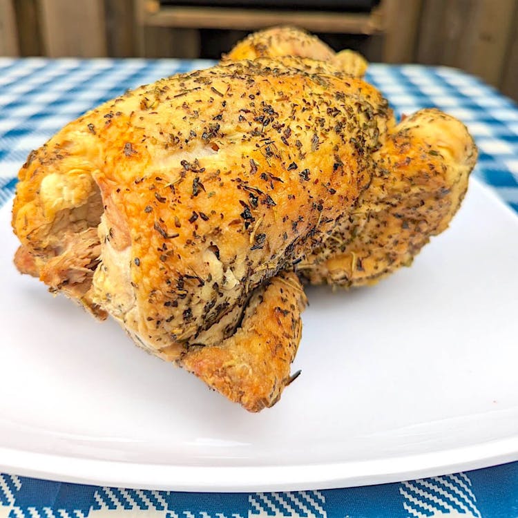 Dad’s Beer Can Whole Chicken  image
