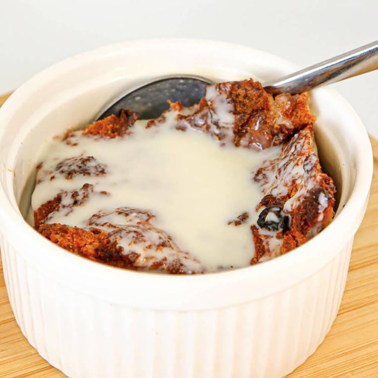 Island Bread Pudding with Rum Sauce image