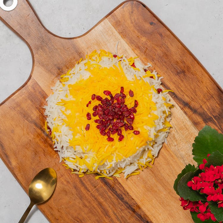 Plain Steamed Basmati Paella Rice image
