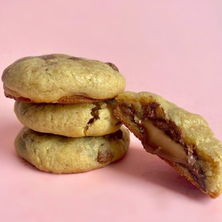 Mini Nutella Stuffed Cookie image