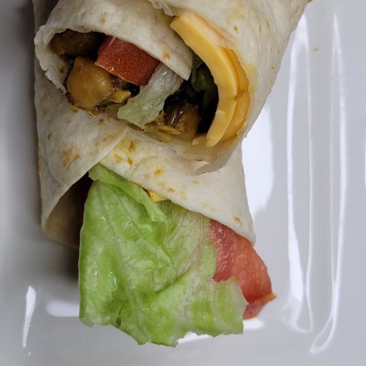 Chickpea Curry Wrap image
