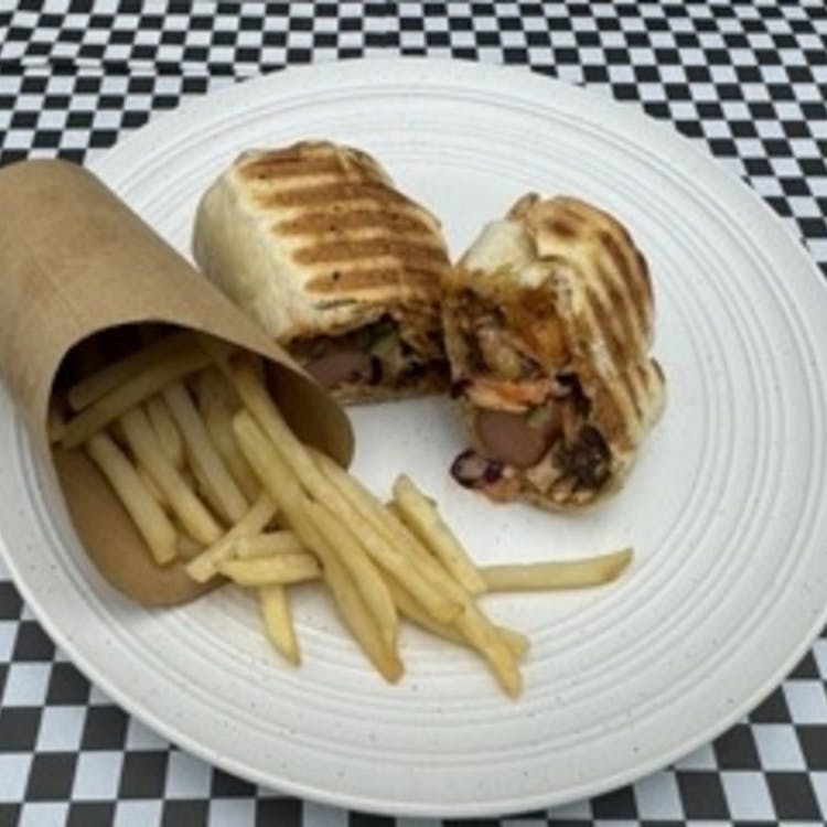 Chicken Shawarma (Grande) with Fries image