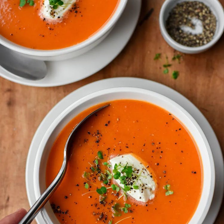 Tomato Veloute' Soup image