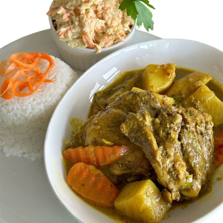 Jerk Curry Chicken dinner  image