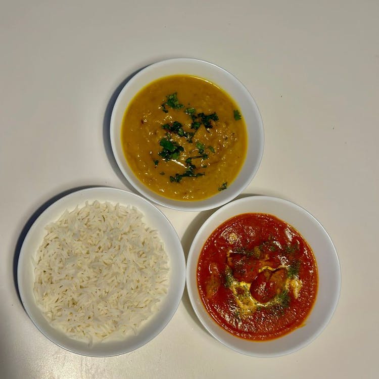 Royal Indian Platter: Butter Chicken, Dal Tadka and Basmati Rice image
