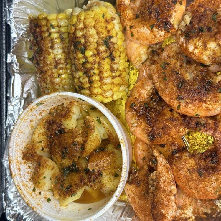 Sauteed Shrimp Meal image