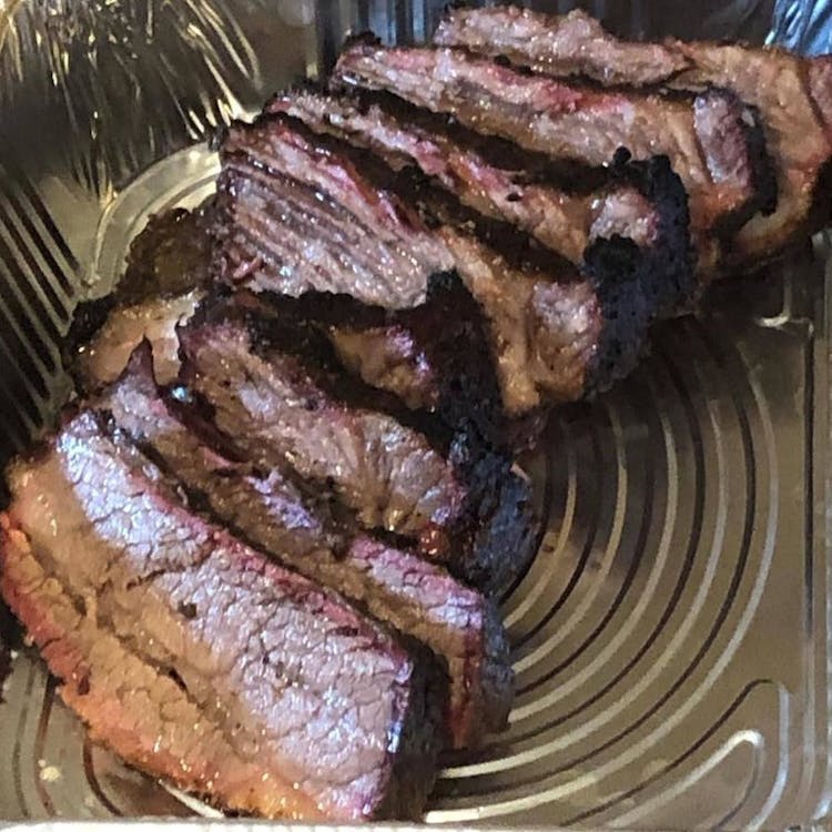 Whole Pan of Smoked Beef Brisket image