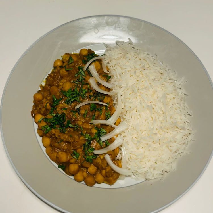 Combo: Punjabi Chole with Rice image