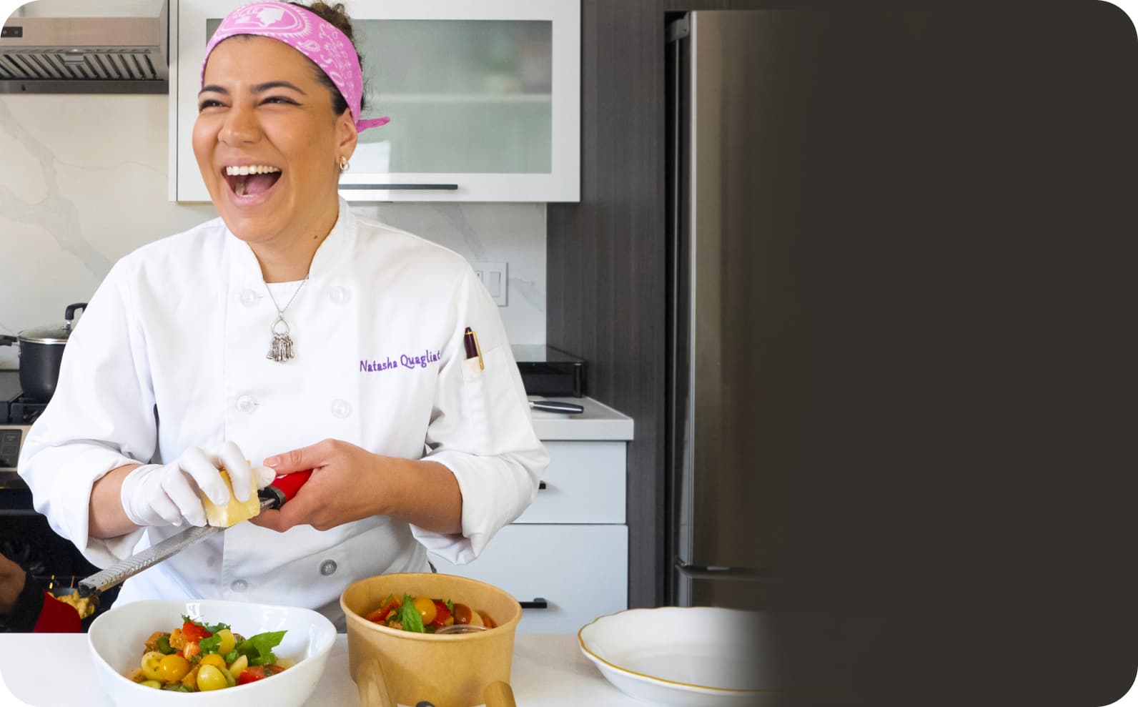chef cooking a meal