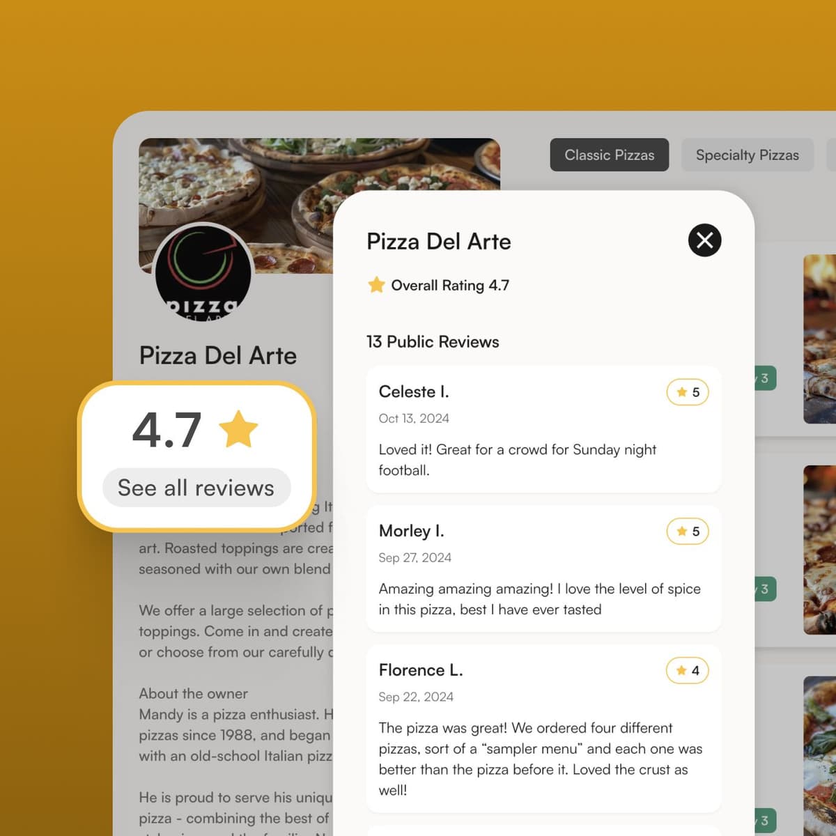 Cookin — Your online store, ready to take orders.