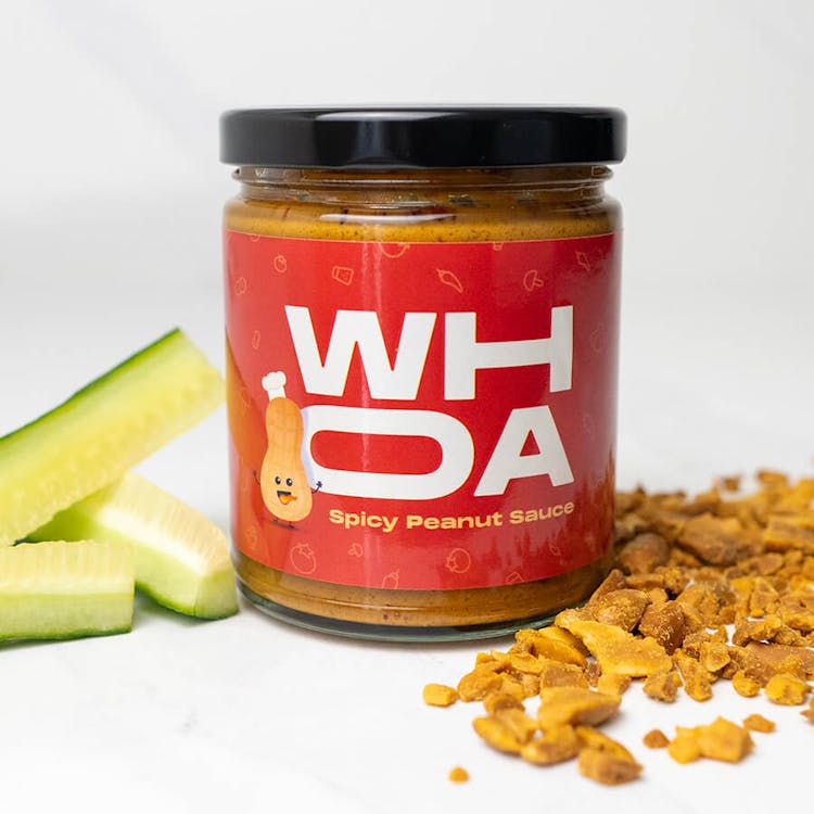 WHOA Spicy Peanut Sauce - Jar image